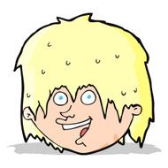 cartoon happy man N216