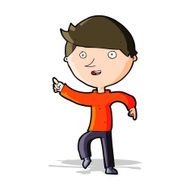 cartoon happy pointing N5