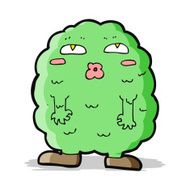 funny cartoon monster N23