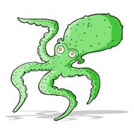 Cartoon Octopus N66
