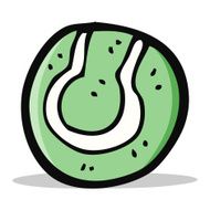Cartoon Tennis Ball N19