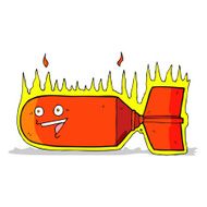 cartoon falling bomb N5