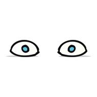 cartoon staring eyes N4