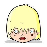 cartoon staring woman N15