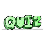 cartoon quiz sign N4