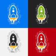 Drawing business formulas rocket N4