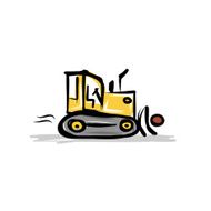 Caterpillar tractor construction equipment for your design