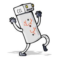 Cartoon Robot N165