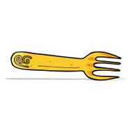 cartoon fork N23