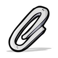 cartoon paperclip N9