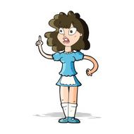 cartoon worried maid N5