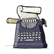Cartoon Typewriter N4