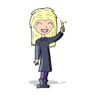cartoon friendly witch girl N4