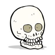 Cartoon Skull N51