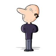 cartoon balding man N9