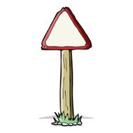 cartoon signpost N6