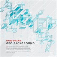 Hand Drawn Geometric Background