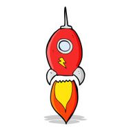 Cartoon Spaceship N24