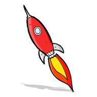 Cartoon Spaceship N25
