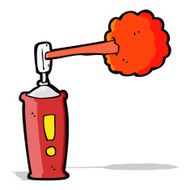 cartoon spray can N43