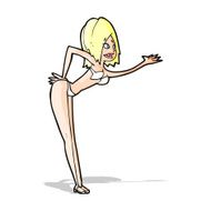 cartoon woman in bikini N24