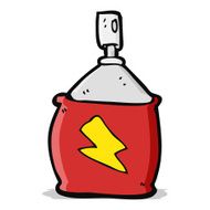 cartoon spray can N44