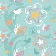 Sea seamless pattern N5
