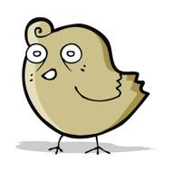 funny cartoon bird N97