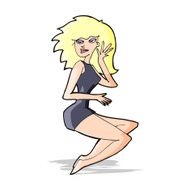 cartoon sexy woman N8