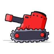 cartooon army tank N3