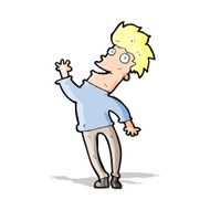 cartoon happy man N220