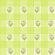 Seamless cloth stripes flowers pattern N2