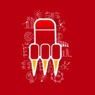 Drawing business formulas rocket N6