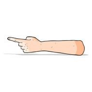 pointing hand cartoon N12