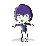Cartoon Vampire Girl N109