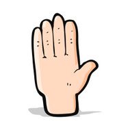 cartoon open hand N2