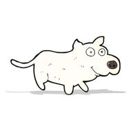 cartoon happy little dog N5