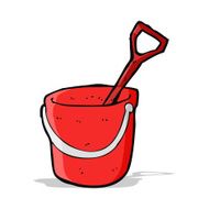 Cartoon Bucket And Spade N8