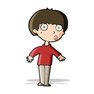 Cartoon Surprised Boy N13