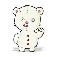 cute cartoon polar bear N29