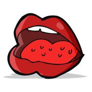 cartoon open mouth N10