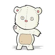 cute cartoon polar bear N30