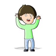cartoon happy boy laughing N15
