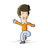 Cartoon Man Dancing N8