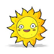 cartoon happy sun N6