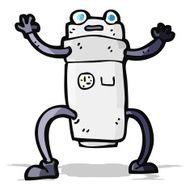 Cartoon Robot N168