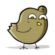 cartoon funny bird N7