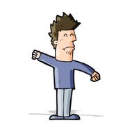 cartoon stressed man N36