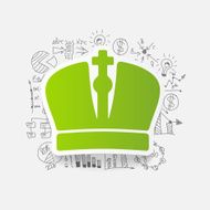 Drawing business formulas crown N3