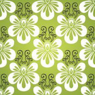 Seamless Floral Pattern (Vector) Hand Drawn Texture N70